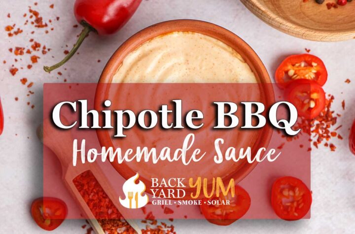 Homemade chipotle BBQ sauce