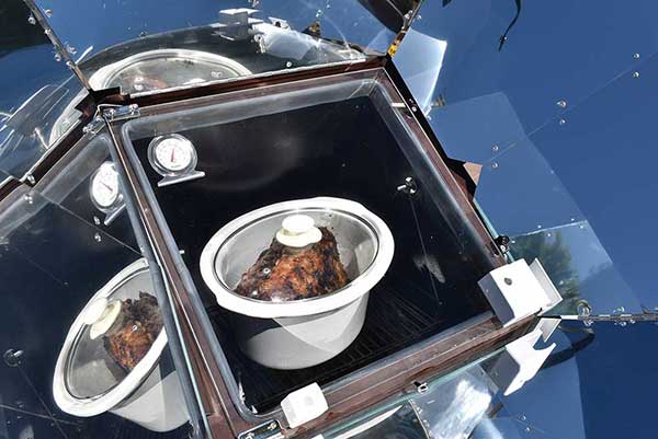 Cooking ribs in the Sun Oven