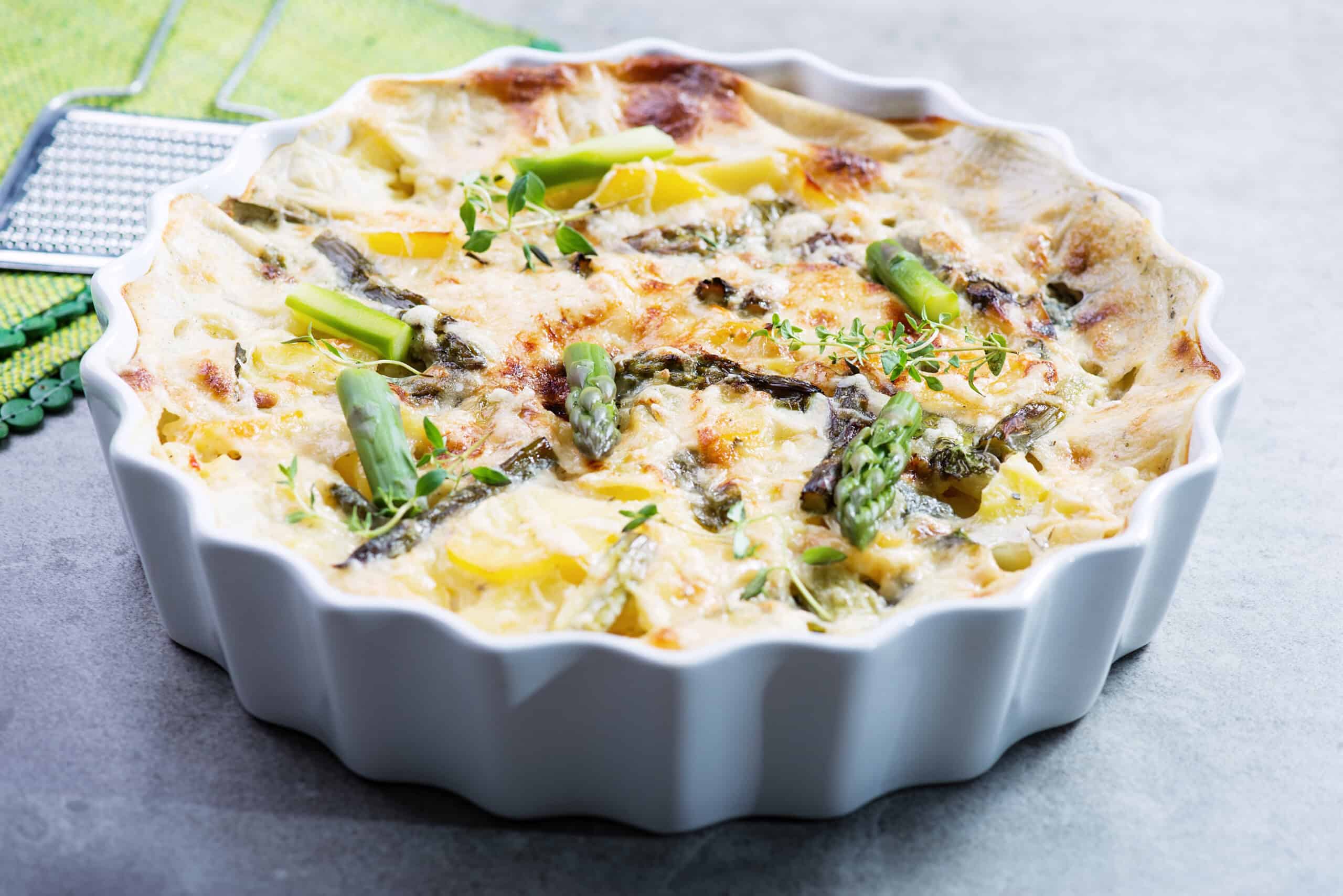 Asparagus and Brown Rice Casserole