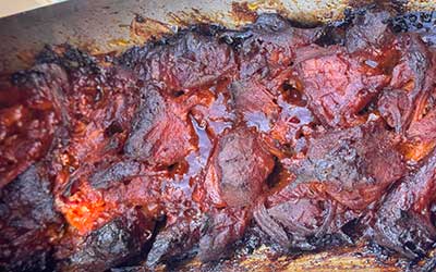Pork is done