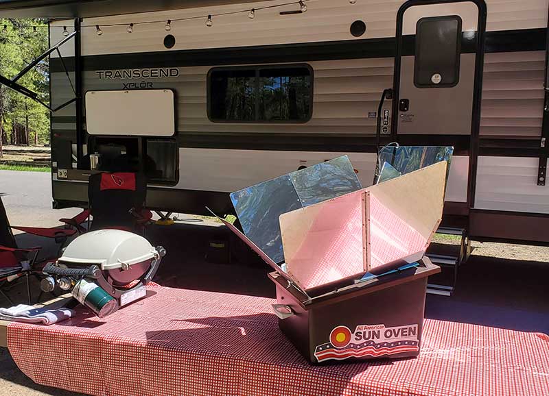 Camping with the All-American Sun Oven
