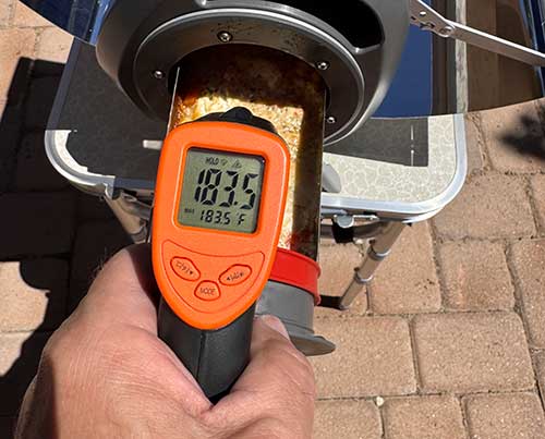 GoSun Fusion internal cooking temp