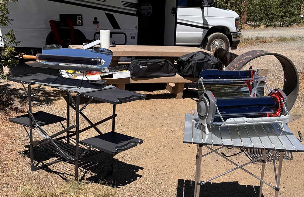 RV Camping with my GoSun Solar Ovens