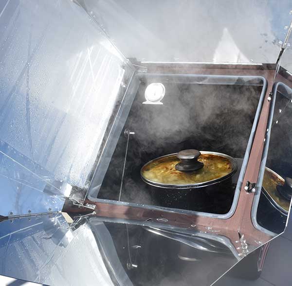Cooking in the Sun Oven