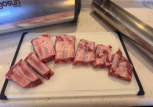 Prepare ribs
