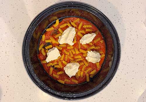 Add ricotta mixture