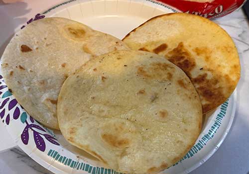 Finished tortillas