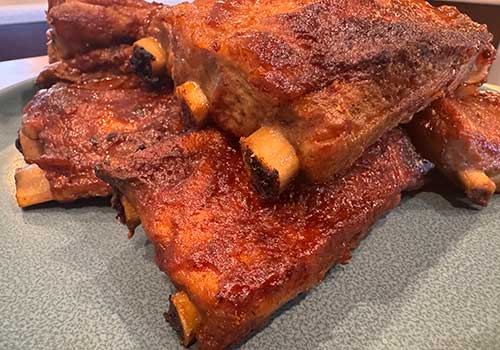 Ribs are done