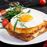 Solar oven baked eggs on toast recipe