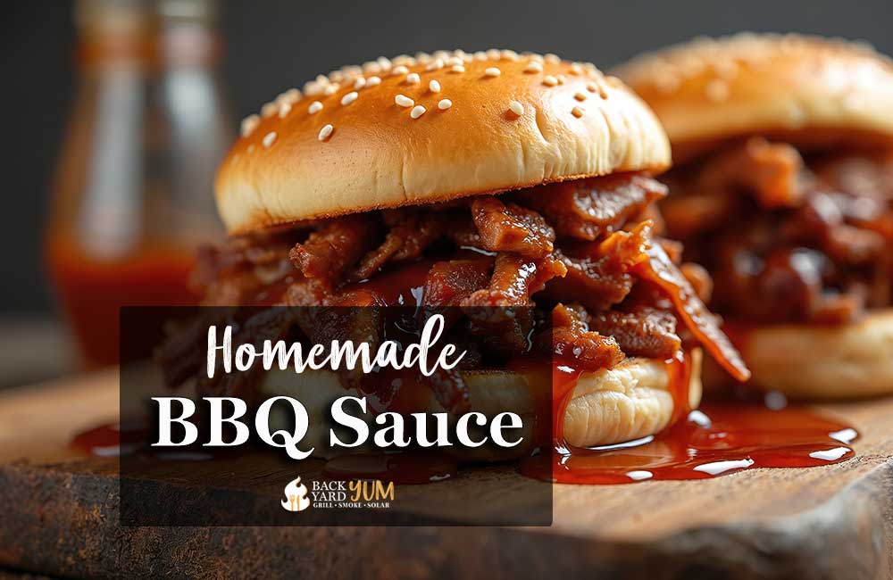 Homemade BBQ sauce with no ketchup