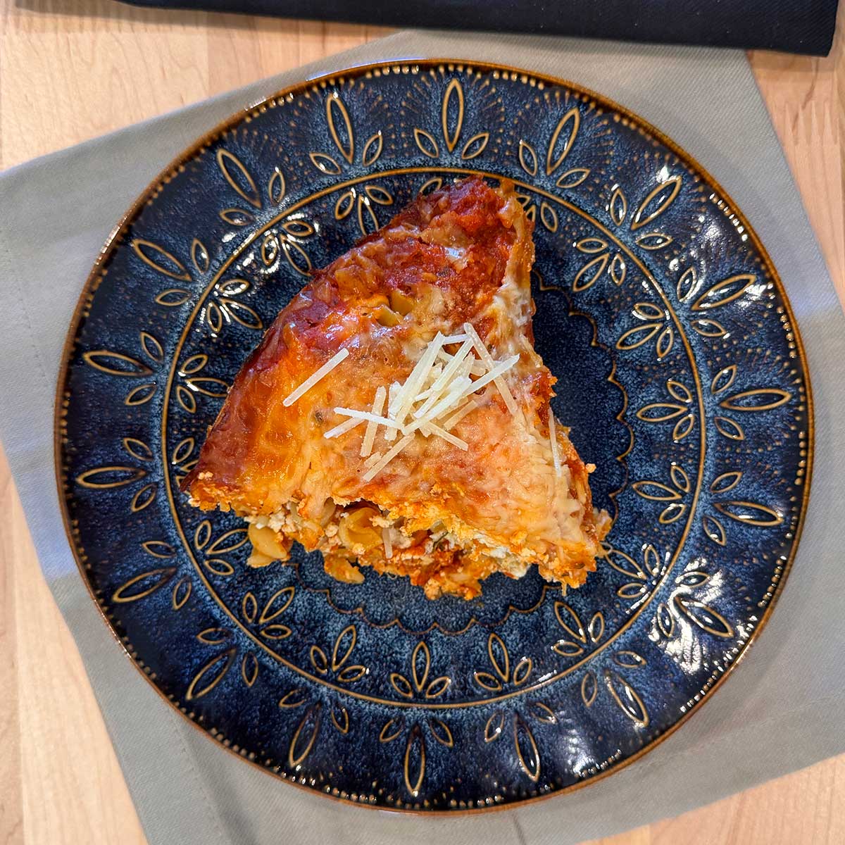 Solar baked rotini pasta