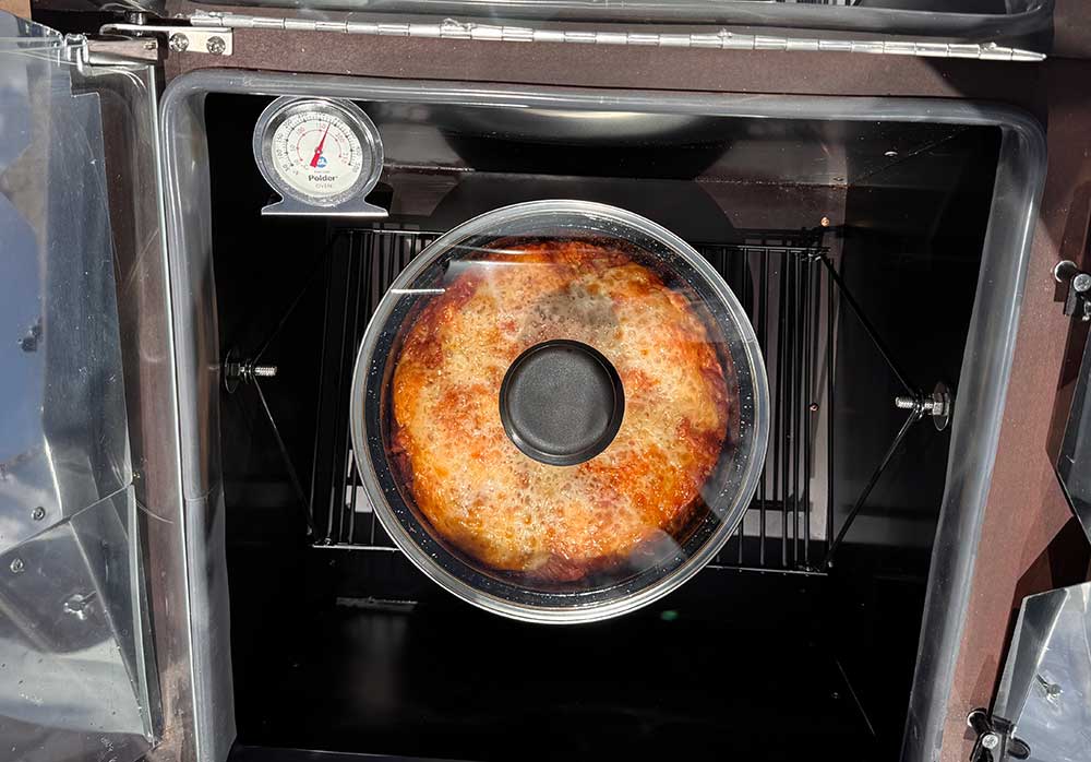 Sun Oven baked rotini casserole