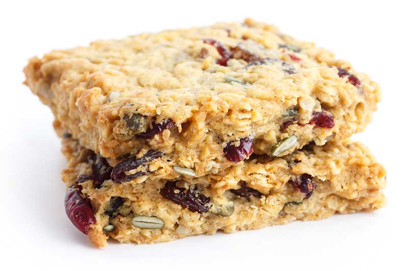 Solar-baked oatmeal bar recipe