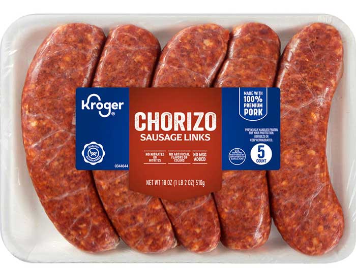 Chorizo purchased from my grocery store