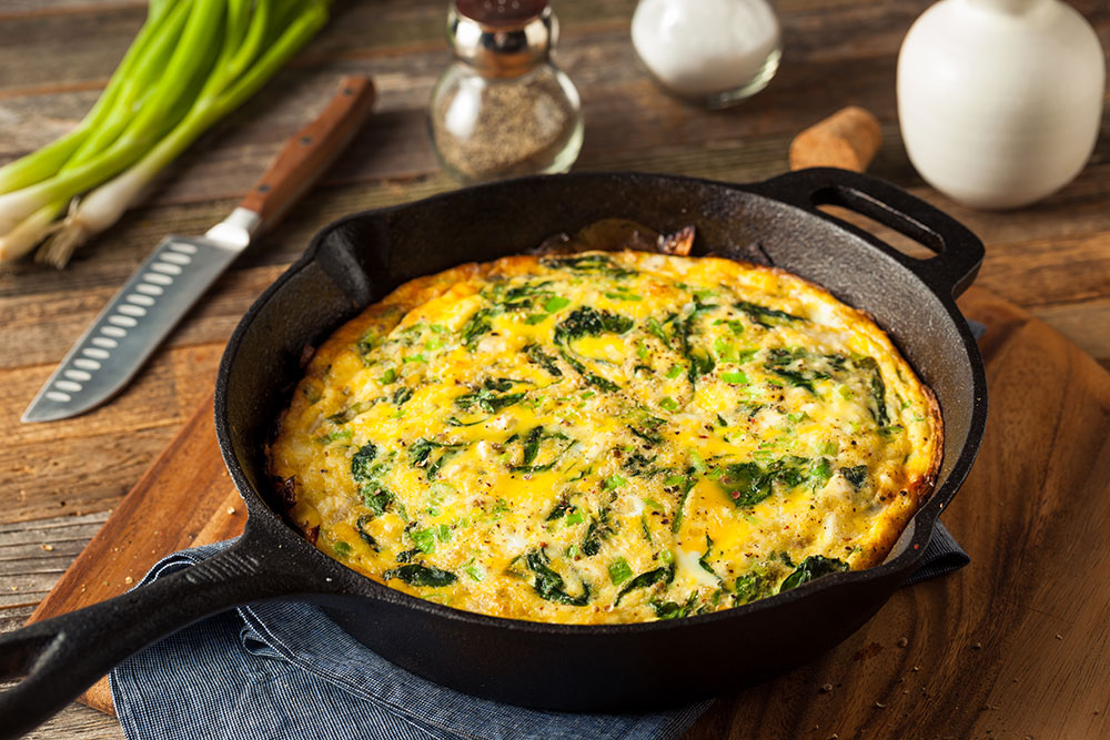 Indian spiced solar frittata