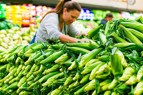 Choose American sweet corn with husks if you can find it